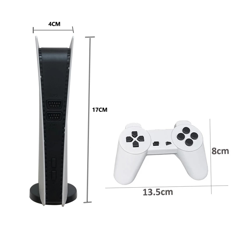 Consola jocuri video TV Mini SYNO, 1280 Jocuri Retro, wireless controler, Alb