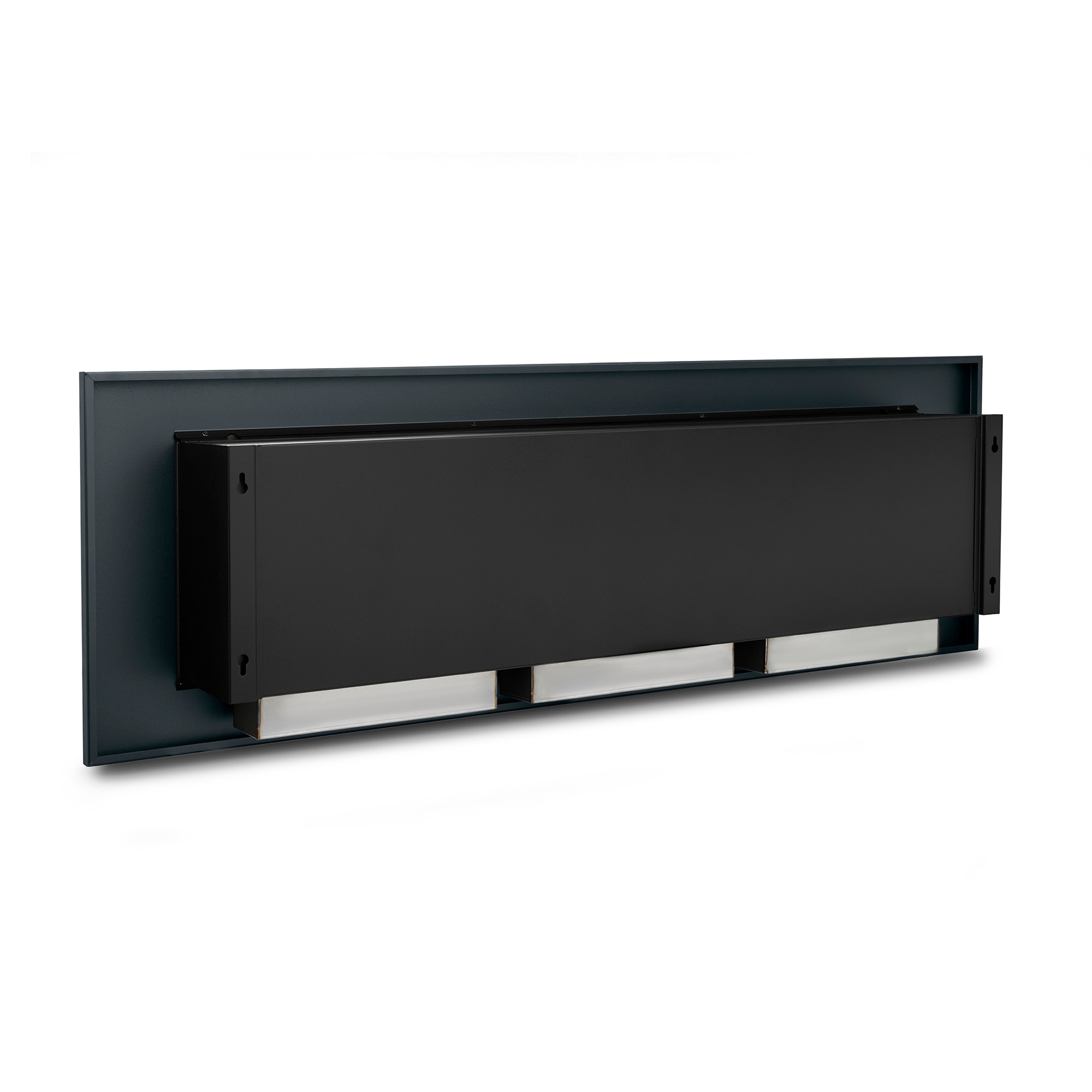 Camino A Bioetanolo Da Parete AARON HOME - Design Moderno, Acciaio Inox, 128x42cm - Foto 10