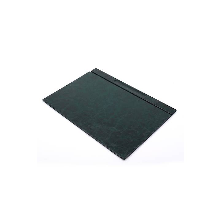 Mapa de birou din piele ecologica verde GUNER