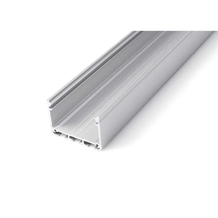 Алуминиев профил Iledo за LED ленти , raw silver 2м