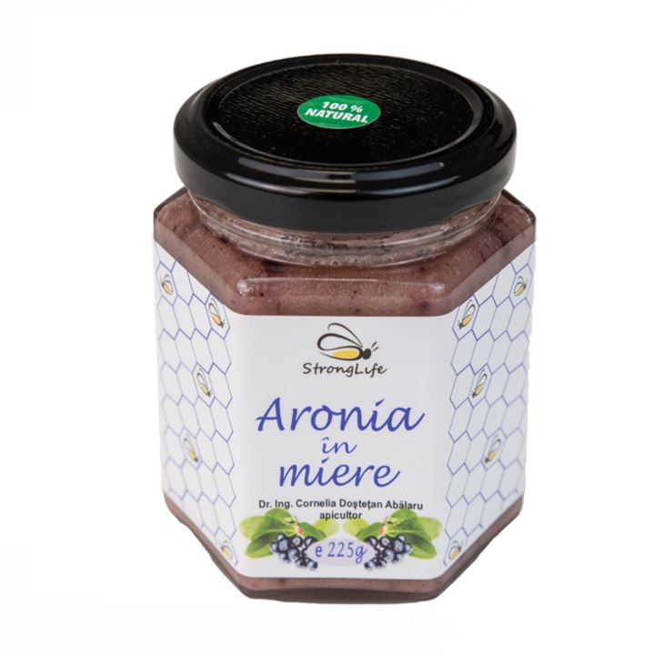 Dr. Ing. Cornelia Dostetan Abalaru beekeeper Arónia mézben- 225g
