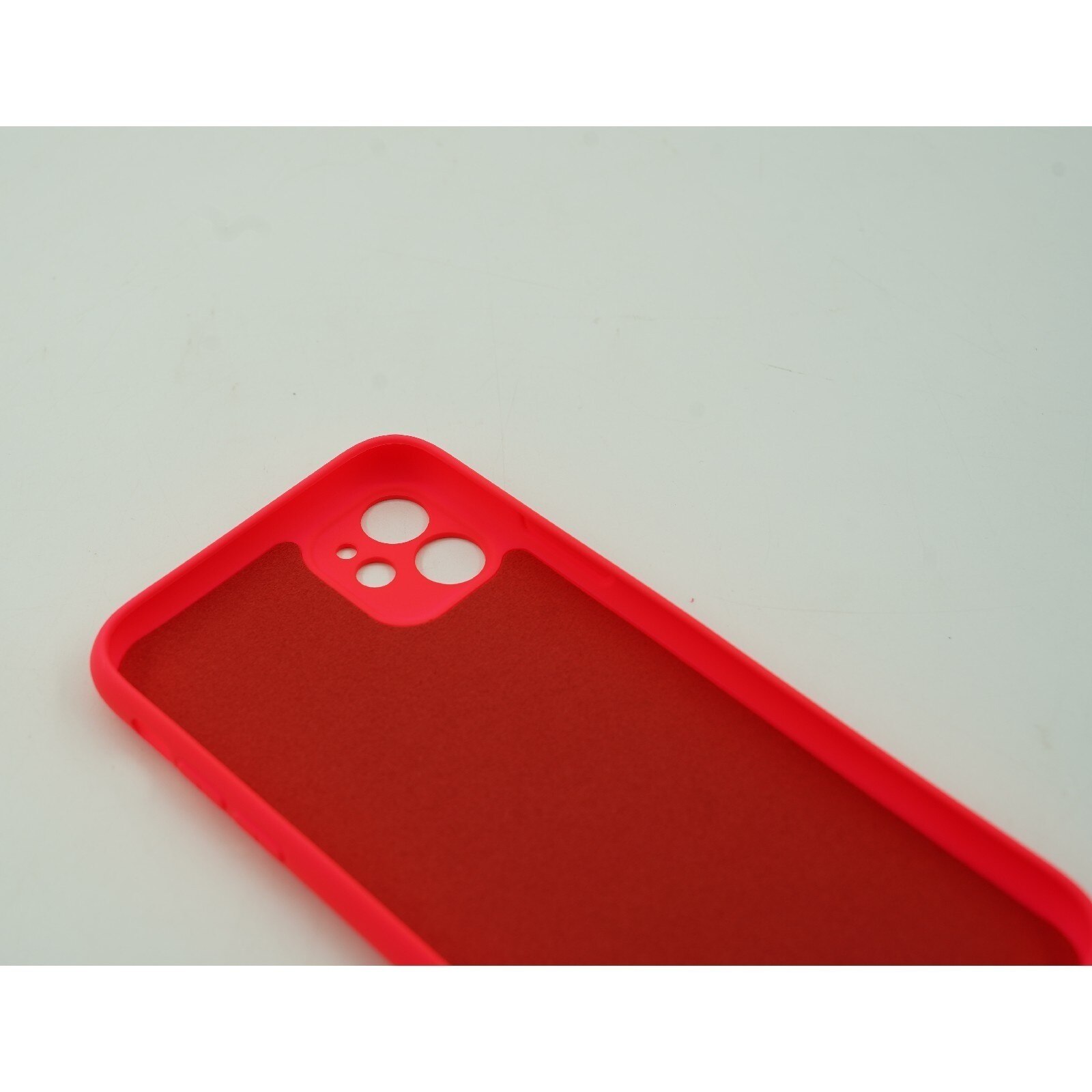 Husa protectie, Flippy, compatibila cu Apple iPhone 12 Liquid Silicone Case Fucshia