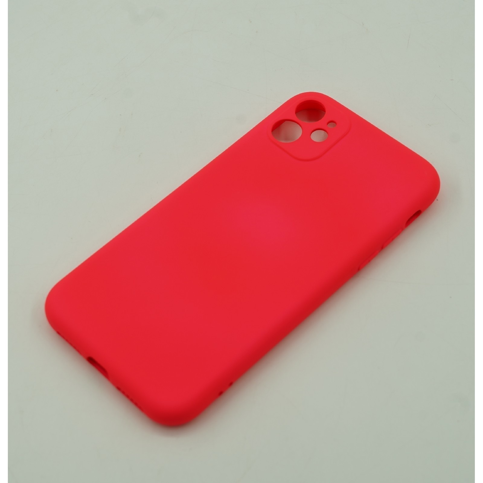 Husa protectie, Flippy, compatibila cu Apple iPhone 12 Liquid Silicone Case Fucshia
