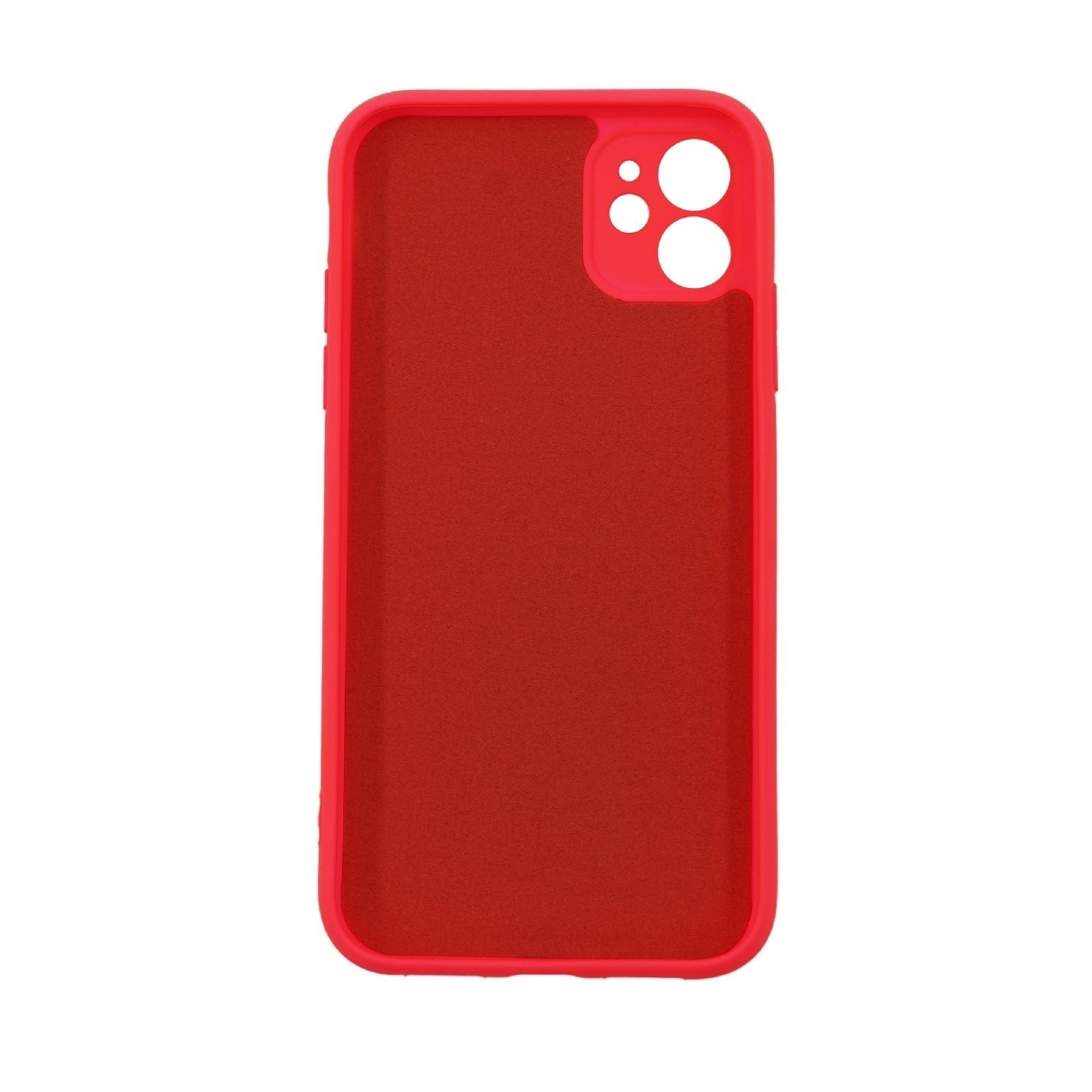 Husa protectie, Flippy, compatibila cu Apple iPhone 12 Liquid Silicone Case Fucshia