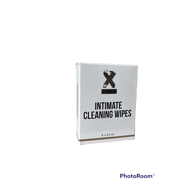 Servetele intime naturale, Intimate Cleaning Wipes Xpower, pentru igiena sexuala, 6 buc