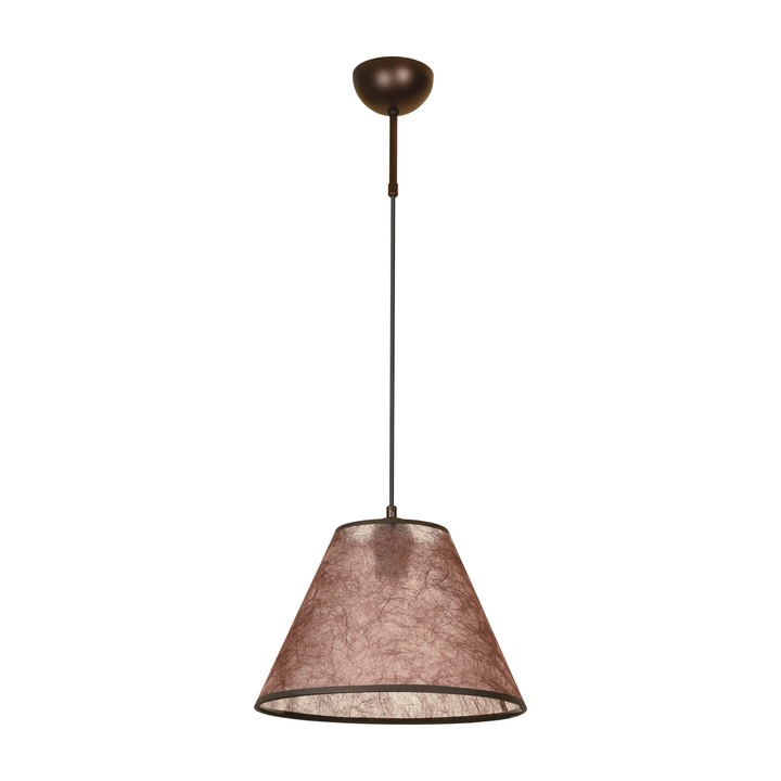 Пендел Lightstyle Басари Кафяв - Конус 300-130/200, 1xE27, Патина