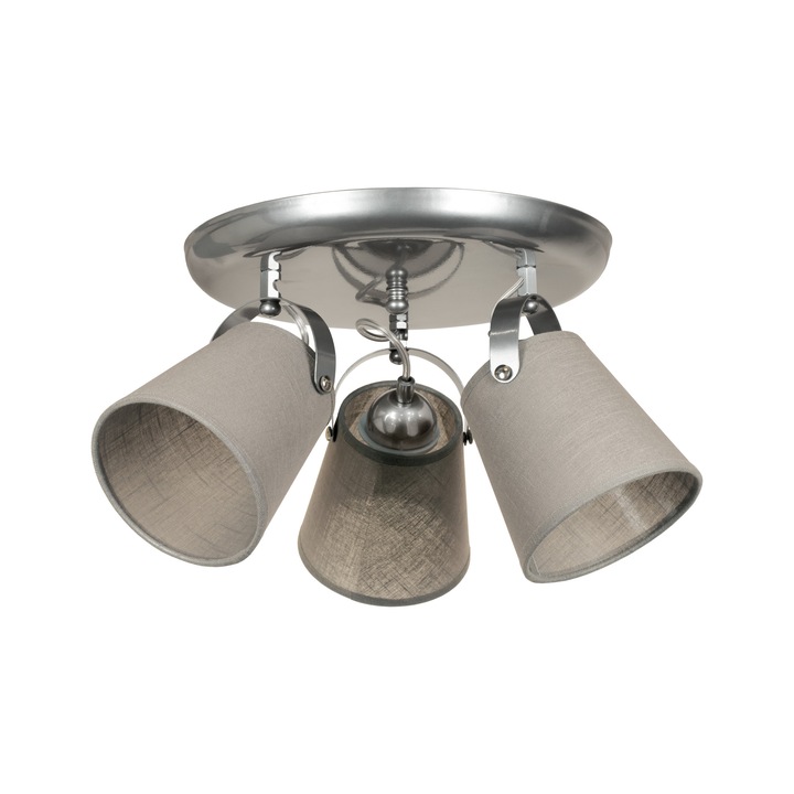 Spot Lightstyle Pisa Camelot, rotund, 3xE27, cromat