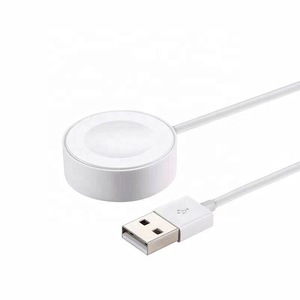 Incarcator magnetic wireless Apple Watch Series 1 / 2 / 3/ 4, 38/42/40/44mm  cu cablu de 1m, alb - eMAG.ro