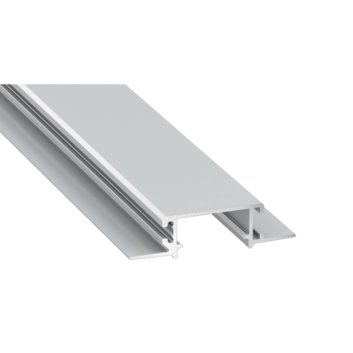 Profil LED szalagokhoz Lumines, Alumínium, 2m, Ezüst