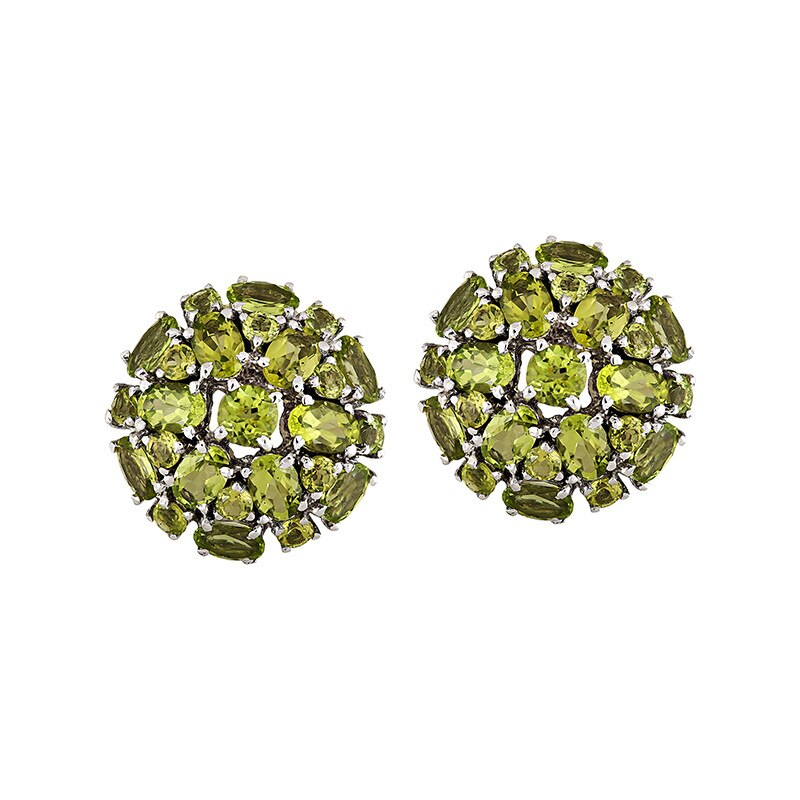 Cercei Fantazzia Argint 925 Peridot MNGEAP45