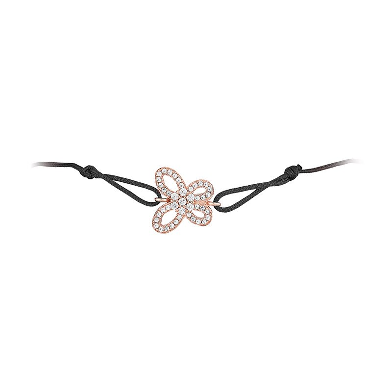 Bratara Carla M* Argint 925 Snur Negru , CZ OR8456WB