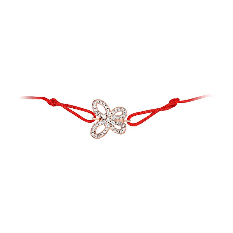 Bratara Carla M* Argint 925 Snur Rosu , CZ OR8456WR