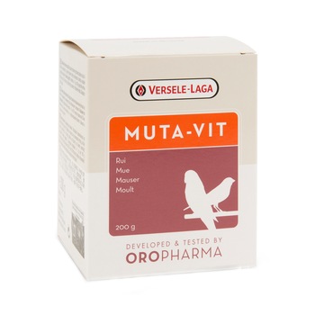 Supliment nutritiv pentru pasari Oropharma Muta-Vit, 200g Supliment nutritiv pentru pasari Oropharma Muta-Vit, 200g
