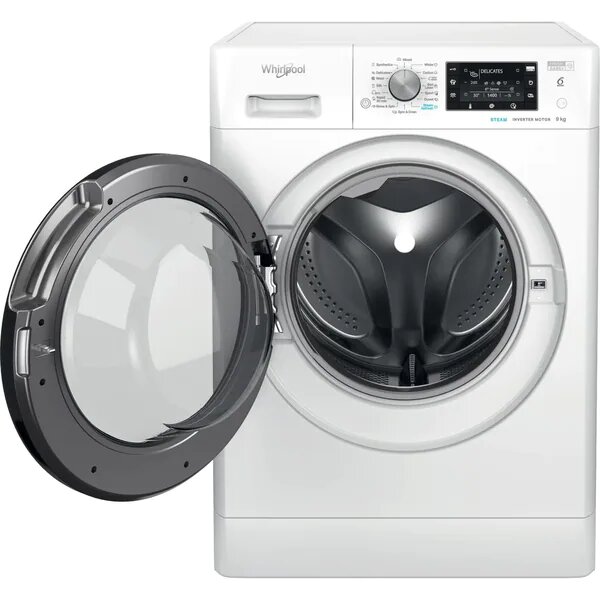 Masina de Spalat Rufe Frontala WHIRLPOOL FFD 9469 BV EE, 6th Sense, 9 kg, 1400rpm, Clasa A, Alb