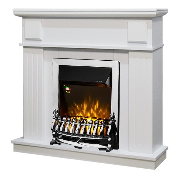 Semineu electric Marina alb & Galileo silver, Dimensiuni (I*L*A) :978*1048*300 mm