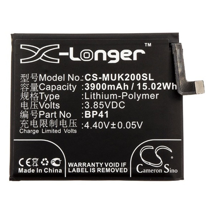 Akkumulátor, kompatibilis Xiaomi Mi 9T (Mi 9T Pro) Cameron sino li-polymer akku (3.85v/3900mAh, xiaomi bp41 kompatibilis), gyártói csomagolás