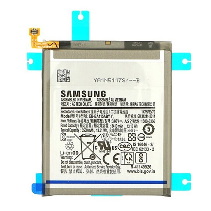 Samsung Galaxy A41 (SM-A415F) Samsung akku 3500mah li-ion, EB-BA415ABYB, gigapack csomagolás