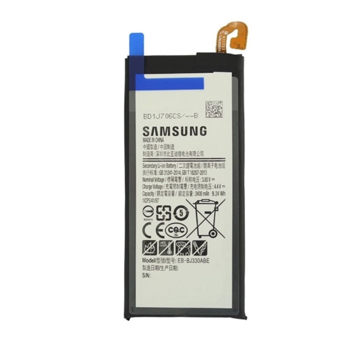 Samsung Galaxy J3 (2017) SM-J330 EU Samsung akku 2400mah li-ion, EB-BJ330ABEB, gigapack csomagolás