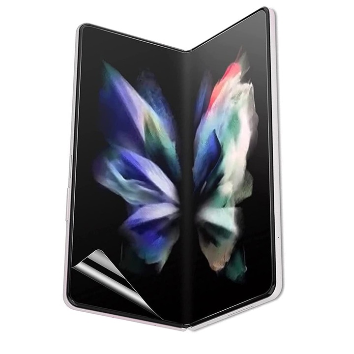 Защитно фолио за основен дисплей за Samsung Galaxy Z Fold5 5G / Z Fold 5 5G, регенерируем силиконов хидрогел, AZIAO гъвкав хидрокристал, пълно лепило, лесен монтаж