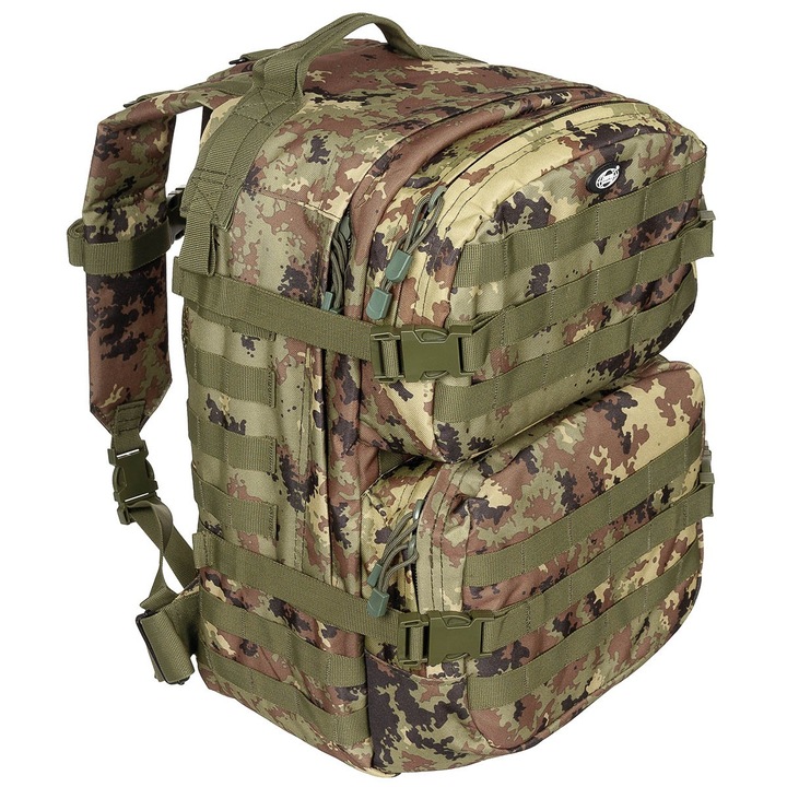 Rucsac drumetie US Assault II, Poliester, 30 x 48 x 27 cm, Verde kaki