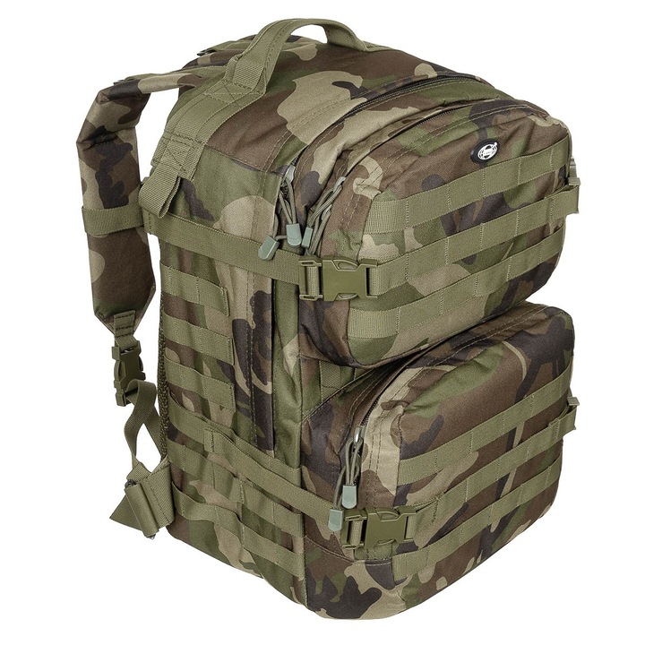 Rucsac drumetie US Assault II, Poliester, 30 x 48 x 27 cm, Verde