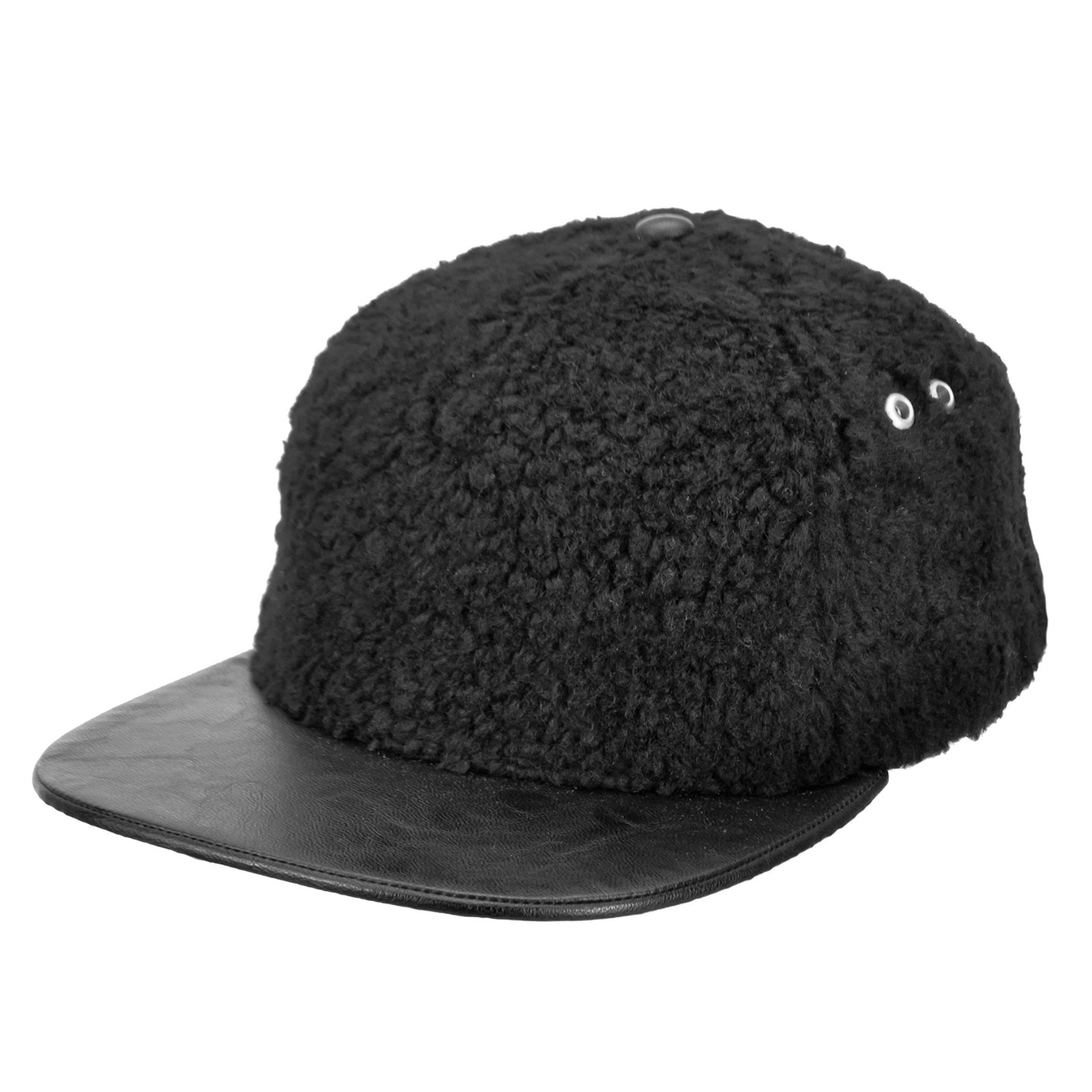 Sapca neagra Kangol Faux Sherpa Links