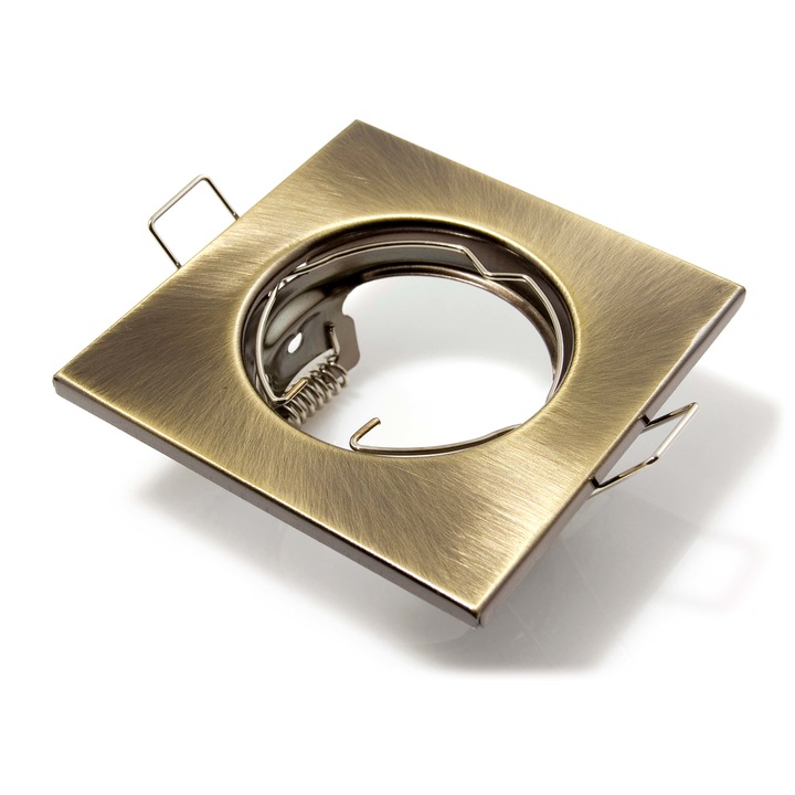 Rama spoturi Koloreno, Atis, Otel, GU10/MR16, 32x80 mm, Bronz