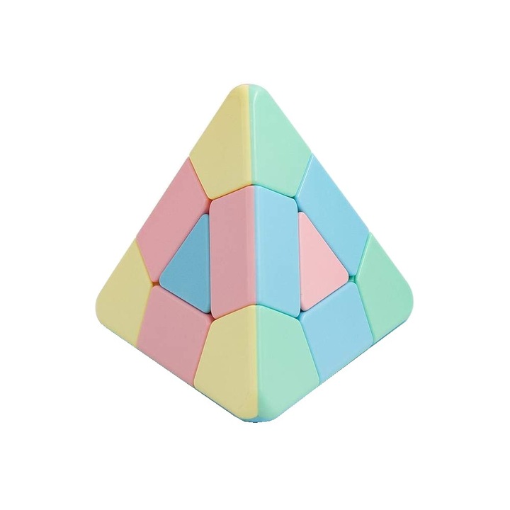 Кубче Magic Moyu Triangle Pyraminx macaron, Без лепенки, 439 CUB