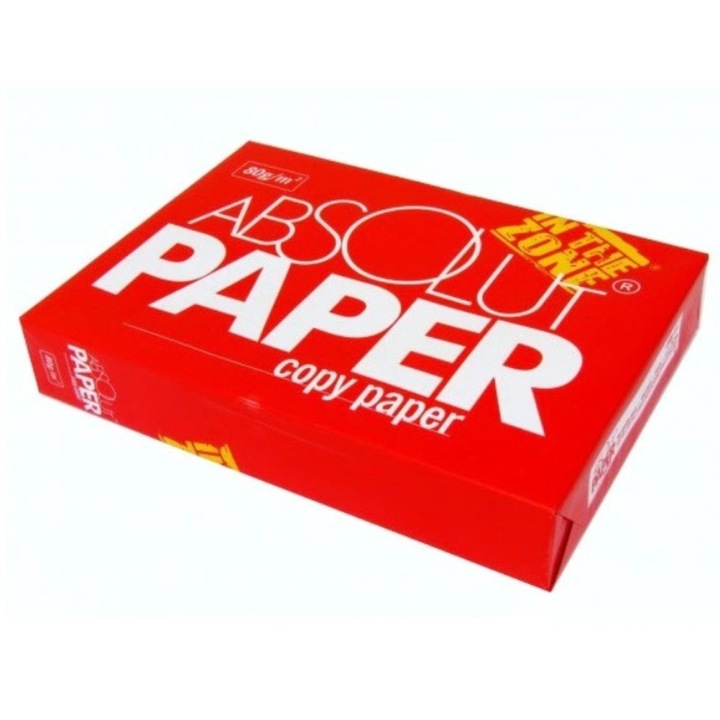 Másoló nyomtató papír A5, Absolut Paper, 80g, 500 lap/tető