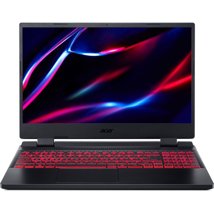 Лаптоп Acer Nitro 5 Gaming AN515-58-583M с Intel Core i5-12450H (1.5/4.4GHz, 12M), 32 GB, 1TB M.2 NVMe SSD, NVIDIA RTX 4060 8GB GDDR6 DLSS 3, Free DOS, Черен