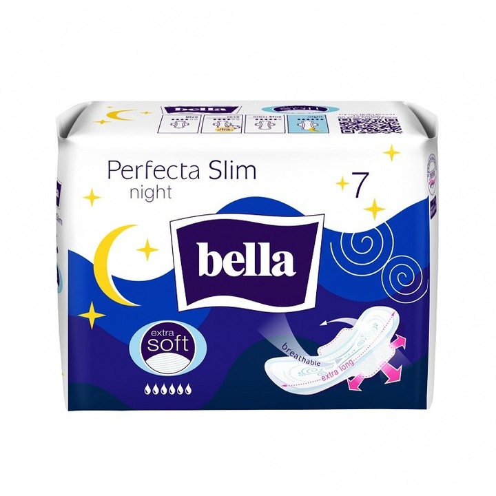 Set 4 x 7 Absorbante Perfecta Night Extra Soft