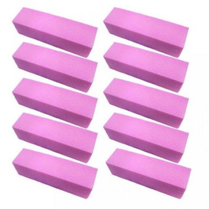 Set 10 buffer, 9.5 x 2.5 x 2.5 cm, roz