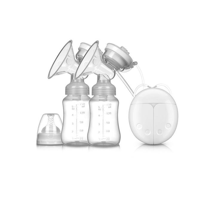 2 db elektromos mellszívó készlet, AJB, polipropilén, fehér