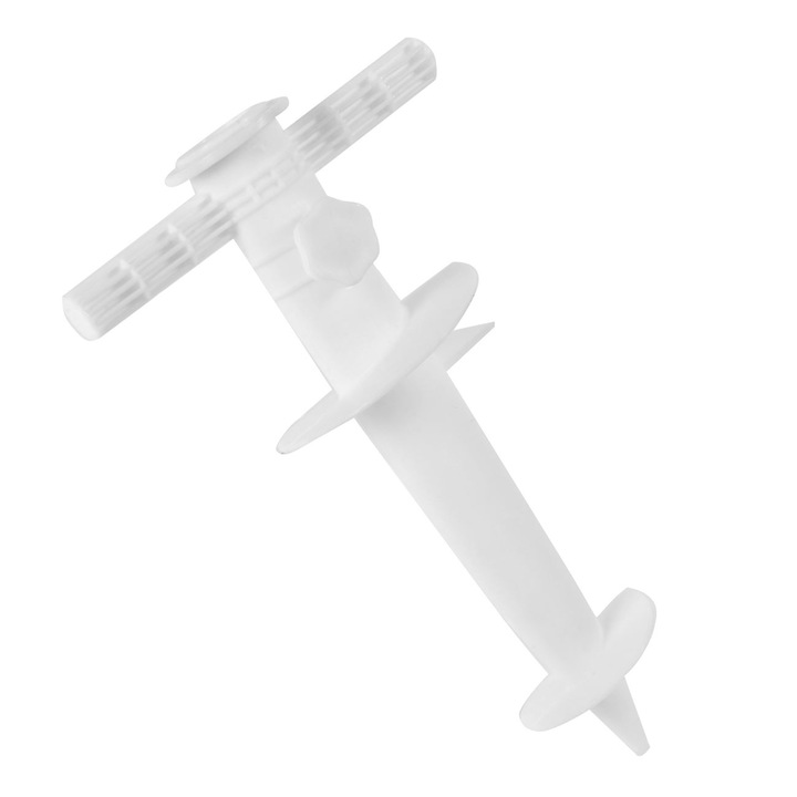 Suport de umbrela din plastic dur, Alb, 30x16 cm