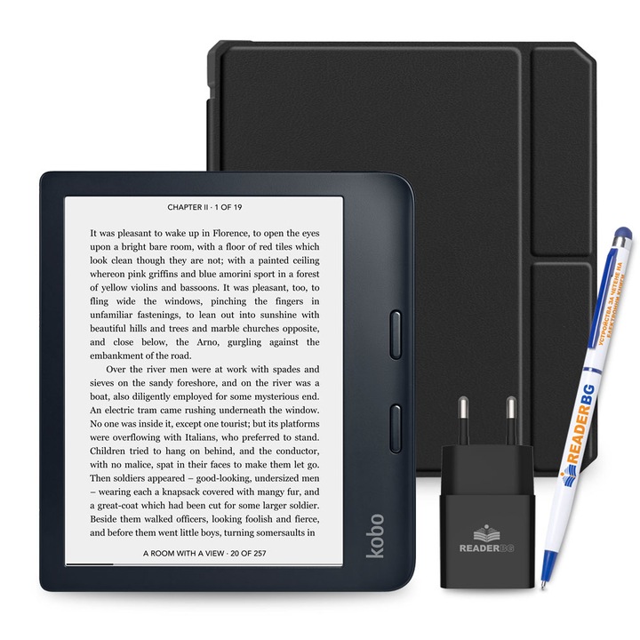 Set cititor ebook, Kobo, Libra 2, 32 GB, Negru