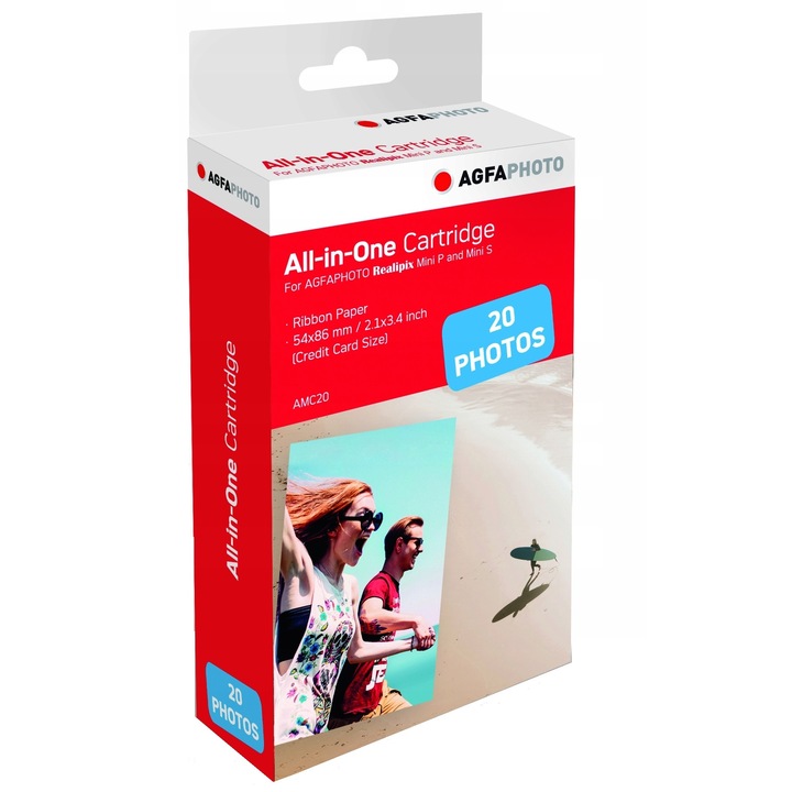 Хартия за Agfa Mini SP, 20бр