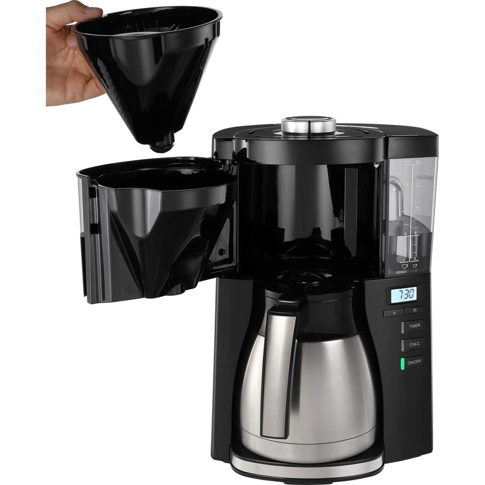 Melitta - Cafetiera Look Therm Timer negru m1025-18 - 6769008