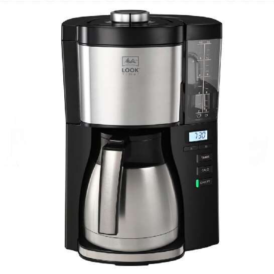 Melitta - Cafetiera Look Therm Timer negru m1025-18 - 6769008