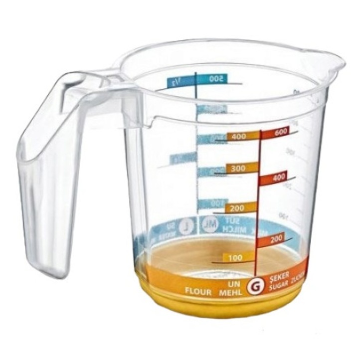 Cana gradata 1000 ml, plastic