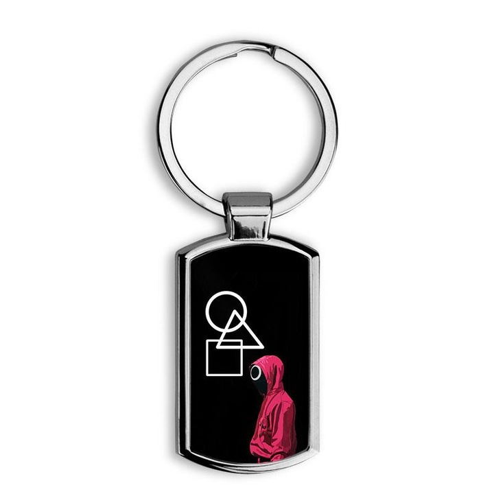 Squid Game 11 elegáns fém kulcstartó