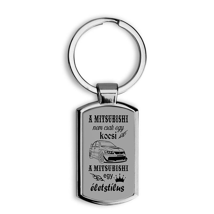 A Mitsubishi egy életstílus elegáns fém kulcstartó