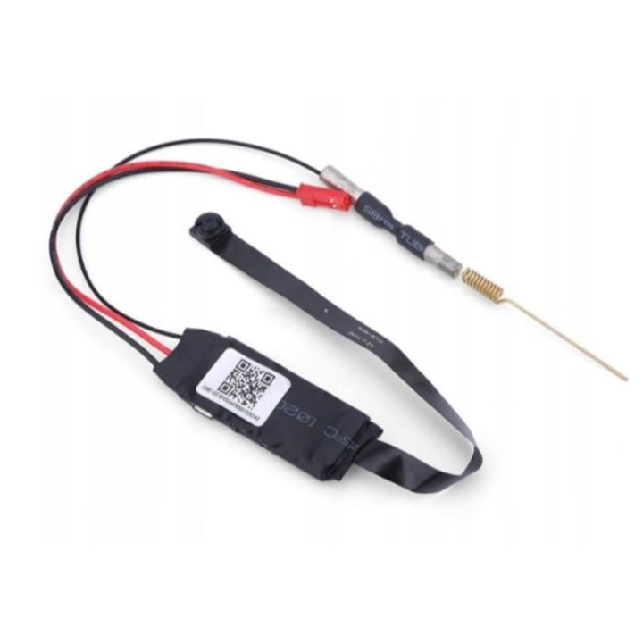 Camera Full hd Ascunsa Wi-Fi Ip Det, 3000 mAh, Negru