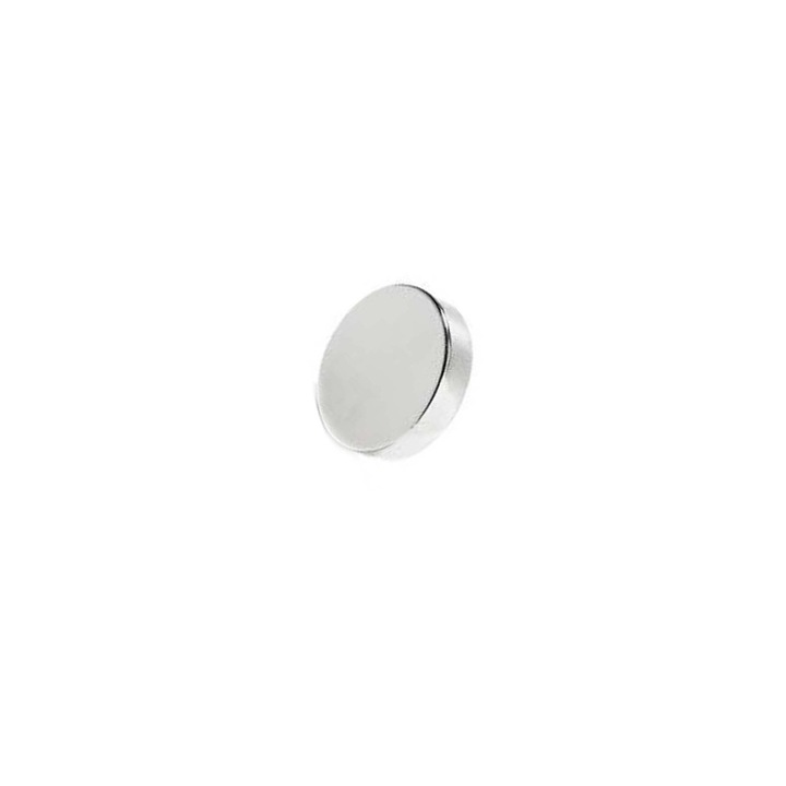 Magnet foarte puternic, gri, disc, simplu, 10mm X 3 mm, Dalimag