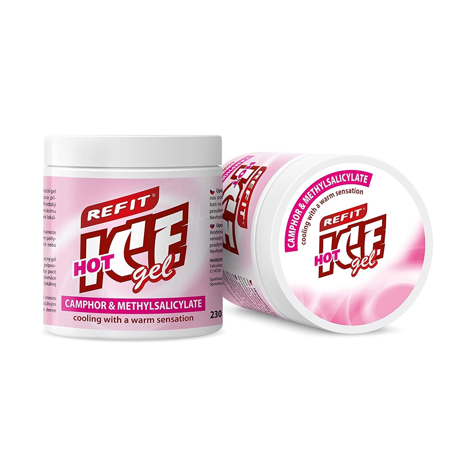 Загряващ гел Refit Ice Gel Camphor & Methyl Salicylate, 230ml - eMAG.bg