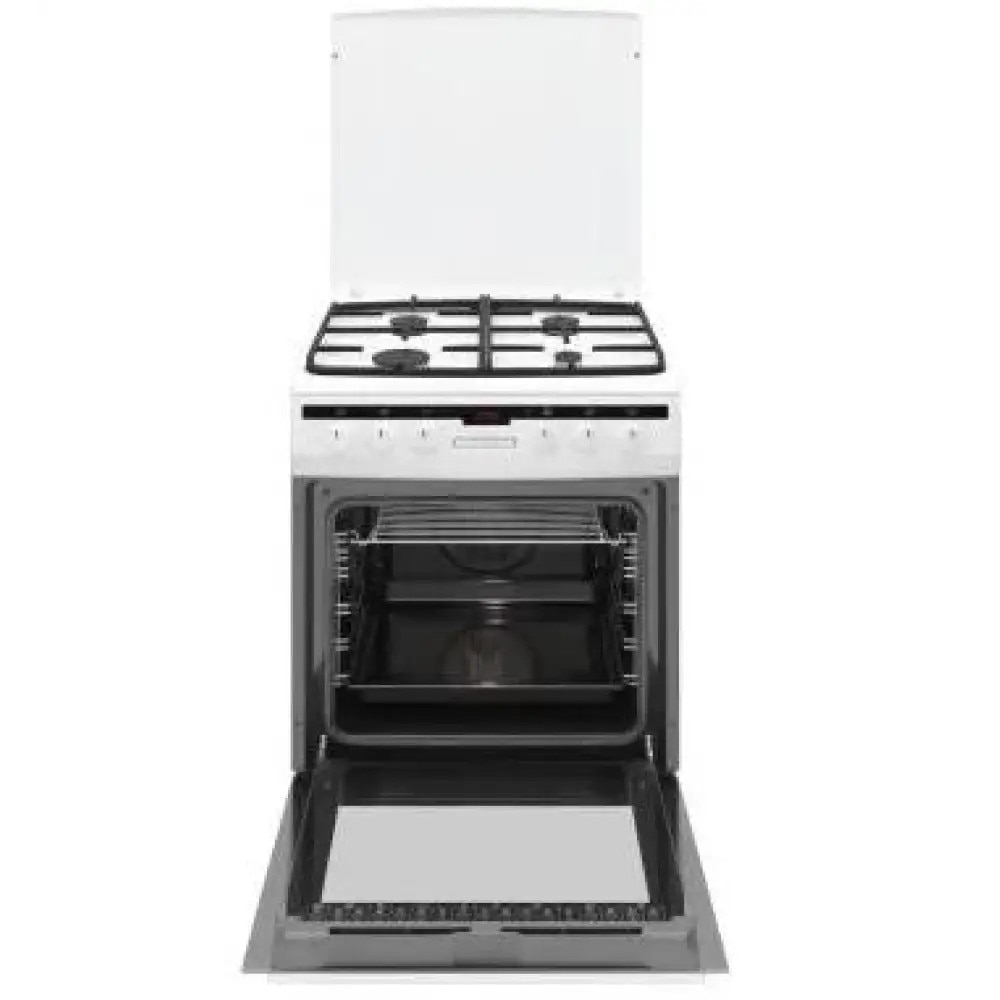 Aragaz Amica, 6117GED3.33PaHZpTaDA (W), gaz, electric, 60 cm, 77L, Alb/Negru