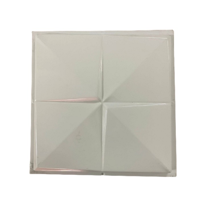 Matrita panou decorativ 3D, model turn, pentru interior si exterior, 45 x 45 cm