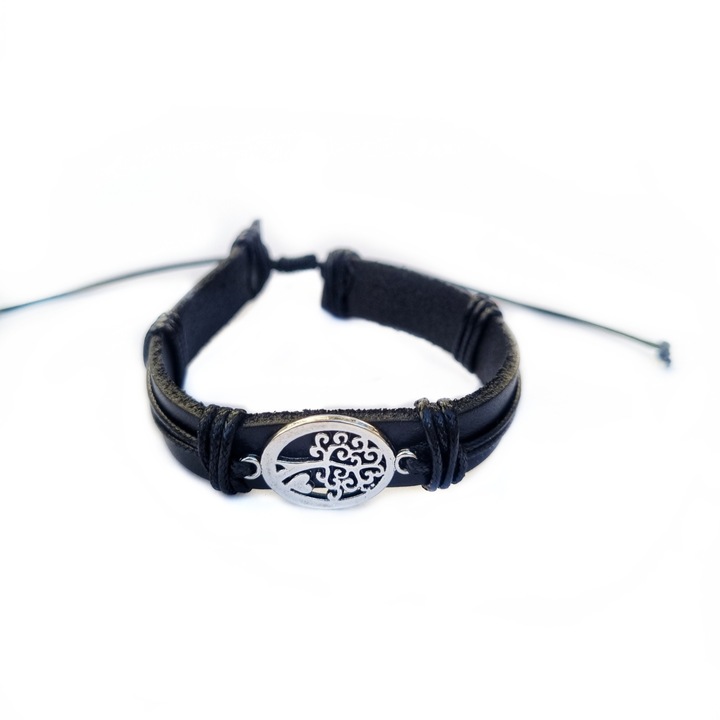 Bratara din piele naturala, reglabila. Earth