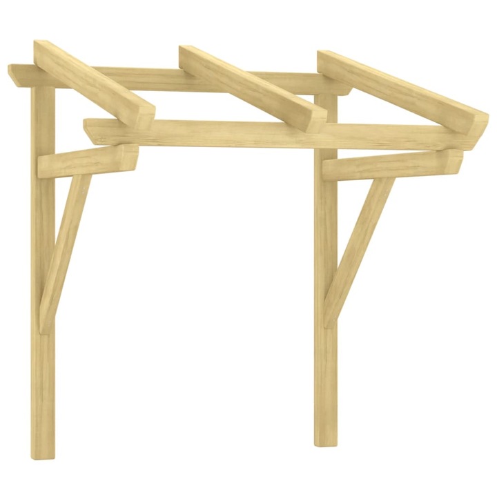 Copertina de usa vidaXL, 100x100x80 cm, lemn masiv de pin tratat, 17.8 kg