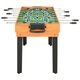Masa de Foosball vidaXL, MDF, 121 x 61 x 82 cm, Maro