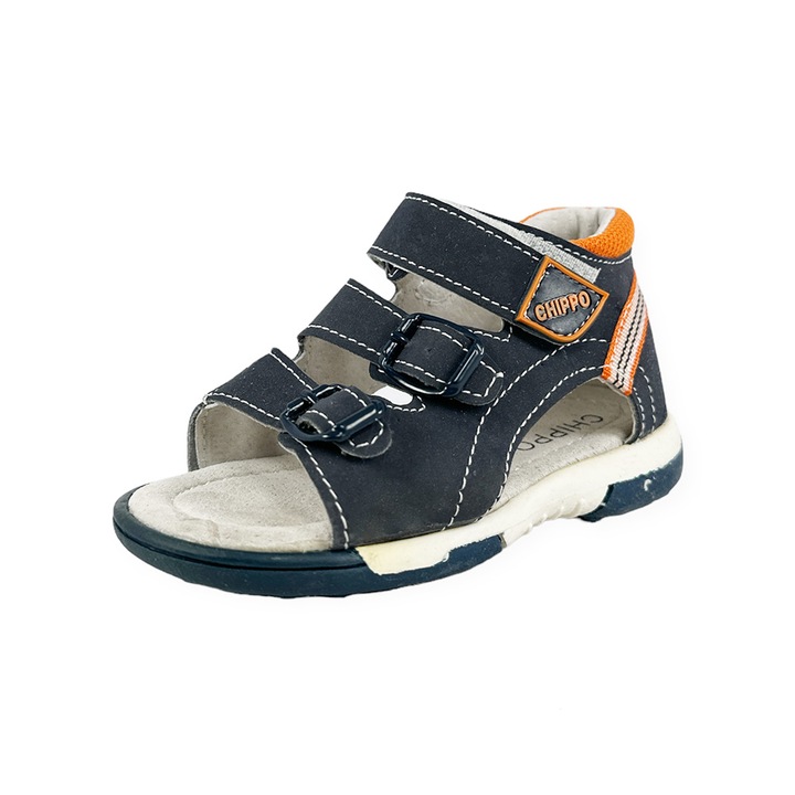 Детски сандал Chippo Kids 09661, 23-28, Естествена кожа, Тъмносин